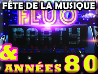 Vendredi 19 juin 2026 Années 80 Fluo Party